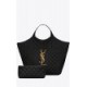 YSL ICARE MAXI SHOPPING BAG IN QUILTED LAMBSKIN 698651AAANG1000 (43*39*8cm)