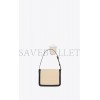 YSL SOLFERINO SMALL SATCHEL IN QUILTED NUBUCK SUEDE 739139AABWP9289 (18.5*14*6cm)