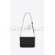 YSL SOLFERINO MEDIUM SATCHEL IN BOX SAINT LAURENT LEATHER 6343050SX0W1000 (23*16*6cm)