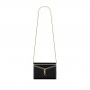 YSL VICKY MINIAUDIERE IN PLEXIGLASS 716543JA70J1000 (18*13.5*5cm)