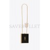 YSL TUXEDO BOX BAG IN PLEXIGLASS AND METAL 718540JA7BJ1039 (15.5*13.5*3.5cm)