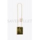 YSL TUXEDO BOX BAG IN PLEXIGLASS AND METAL 718540GAAB73086 (15.5*13.5*3.5cm)