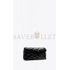 YSL SADE LARGE CLUTCH IN PATENT CANVAS 6550042IU0W1000 (38*19*11cm)