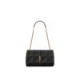 YSL JAMIE MEDIUM CHAIN BAG IN LAMBSKIN AND SUEDE 515821COPP71000 (25*15*7.5cm)