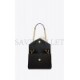 YSL LOULOU SMALL IN QUILTED &QUOT;Y&QUOT; COTTON 494699FABQ91000 (23*17*9cm)