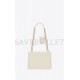 YSL LOULOU SMALL IN QUILTED &QUOT;Y&QUOT; COTTON 494699FABQ99133 (23*17*9cm)