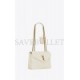 YSL LOULOU SMALL IN QUILTED &QUOT;Y&QUOT; COTTON 494699FABQ99133 (23*17*9cm)