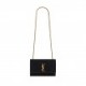 YSL KATE SMALL SUPPLEREVERSIBLE CHAIN BAG IN SUEDE AND LEATHER 7212500UD7W1000 (22*14.5*6cm)