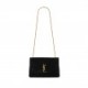 YSL KATE MEDIUM REVERSIBLE CHAIN BAG IN SUEDE AND SMOOTH LEATHER 5538040UD7W1000 (28.5*20*6cm)