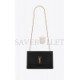 YSL KATE MEDIUM REVERSIBLE CHAIN BAG IN SUEDE AND SMOOTH LEATHER 5538040UD7W1000 (28.5*20*6cm)