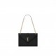 YSL ENVELOPE LARGE BAG IN MIX MATELASS&EACUTE; GRAIN DE POUDRE EMBOSSED LEATHER 600166BOW911000 (31*22*7.5cm)