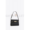 YSL MANHATTAN SMALL SHOULDER BAG IN SHINY CROCODILE-EMBOSSED LEATHER 675626DND0W1000 (24*17.5*6cm)