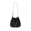 YSL PARIS VII LARGE FLAT HOBO BAG IN CROCODILE-EMBOSSED LEATHER 697941AAAN91000 (44*33*2cm)