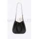 YSL PARIS VII LARGE FLAT HOBO BAG IN CROCODILE-EMBOSSED LEATHER 697941AAAN91000 (44*33*2cm)