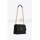 YSL SUNSET LARGE CHAIN BAG IN SMOOTH LEATHER 498779D420W1000 (27*18*8cm)