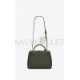 YSL LE FERMOIR SMALL TOP HANDLE BAG IN SHINY LEATHER 6869822ZA0W3045 (25*19.5*10.5/4)