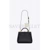 YSL LE FERMOIR SMALL TOP HANDLE BAG IN SHINY LEATHER 6869822ZA0W1000 (25*19.5*10.5/4)