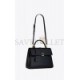 YSL LE FERMOIR TOP HANDLE BAG IN SHINY LEATHER 6749882ZA0W1000 (30*22*12cm)