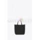 YSL SHOPPING SAINT LAURENT TOY IN SUPPLE LEATHER 600307CSV0J1000 (28*25*8cm)