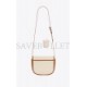 YSL LE CABAN SATCHEL IN CANVAS AND VEGETABLE-TANNED LEATHER 728770FABM29093 (23*19*8cm)