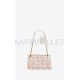 YSL JAMIE MEDIUM CHAIN BAG IN PRINTED YVES SAINT LAURENT SILK 515821FAASJ9076 (25*15*7.5CM)