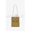 YSL KATE MEDIUM CHAIN BAG IN GRAIN DE POUDRE EMBOSSED LEATHER 364021BOW0W3321 (24*14.5*5.5cm)