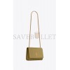 YSL KATE MEDIUM CHAIN BAG IN GRAIN DE POUDRE EMBOSSED LEATHER 364021BOW0W3321 (24*14.5*5.5cm)