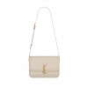 YSL SOLFERINO MEDIUM SATCHEL IN BOX SAINT LAURENT LEATHER 6343050SX0W9207 (23*16*6cm)