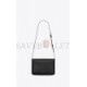 YSL SOLFERINO MEDIUM SATCHEL IN BOX SAINT LAURENT LEATHER 63430516C7W1089 (23*16*6cm)