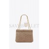 YSL LOULOU MEDIUM CHAIN BAG IN QUILTED SUEDE 5749461U8612346 (32*22*12cm)