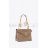 YSL LOULOU MEDIUM CHAIN BAG IN QUILTED SUEDE 5749461U8612346 (32*22*12cm)