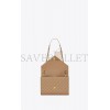 YSL ENVELOPE MEDIUM CHAIN BAG IN MIX MATELASS&EACUTE; GRAIN DE POUDRE EMBOSSED LEATHER 600185BOW912346 (24*17.5*6cm)