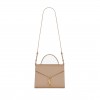 YSL CASSANDRA MEDIUM TOP HANDLE BAG IN GRAIN DE POUDRE EMBOSSED LEATHER 623931BOW0W2721 (24.5*20*11.5cm)