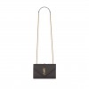 YSL ENVELOPE SMALL BAG IN MIX MATELASS&EACUTE; GRAIN DE POUDRE EMBOSSED LEATHER 600195BOW971112 (21*13*6cm)