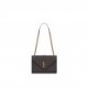 YSL ENVELOPE MEDIUM CHAIN BAG IN MIX MATELASS&EACUTE; GRAIN DE POUDRE EMBOSSED LEATHER 600185BOW971112 (24*17.5*6cm)