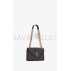 YSL ENVELOPE MEDIUM CHAIN BAG IN MIX MATELASS&EACUTE; GRAIN DE POUDRE EMBOSSED LEATHER 600185BOW971112 (24*17.5*6cm)