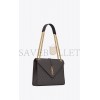 YSL ENVELOPPE LARGE BAG IN MIX MATELASS&EACUTE; GRAIN DE POUDRE EMBOSSED LEATHER 600166BOW971112 (31*22*7.5cm)