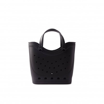 BALENCIAGA BLACK X CROCS RUBBER TOTE BAG  BALENCIAGA  MATCHESFASHION US (47.7*36.8*17.5cm)