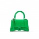 BALENCIAGA GREEN HOURGLASS XS CROC-EFFECT LEATHER CROSS-BODY BAG  BALENCIAGA  MATCHESFASHION US (19*12.1*7.6cm)