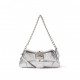 BALENCIAGA SILVER LINDSAY S METALLIC-LEATHER SHOULDER BAG  BALENCIAGA  MATCHESFASHION US (28.5*12.9*5.3cm)