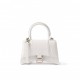 BALENCIAGA WHITE LADY FLAP S CROCODILE-EFFECT SHOULDER BAG  BALENCIAGA  MATCHESFASHION US (21.8*14.2*8.8cm)