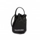 BALENCIAGA BLACK WHEEL XS CANVAS BUCKET BAG  BALENCIAGA  MATCHESFASHION US (19*14.2*14.2cm)