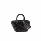 BALENCIAGA BLACK BISTRO XXS WOVEN FAUX-LEATHER BASKET BAG  BALENCIAGA  MATCHESFASHION US (16*14.5*7.5cm)