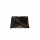 BALENCIAGA BLACK CRUSH LARGE CRACKLED-LEATHER SHOULDER BAG  BALENCIAGA  MATCHESFASHION US (39.3*24.8*12.7cm)