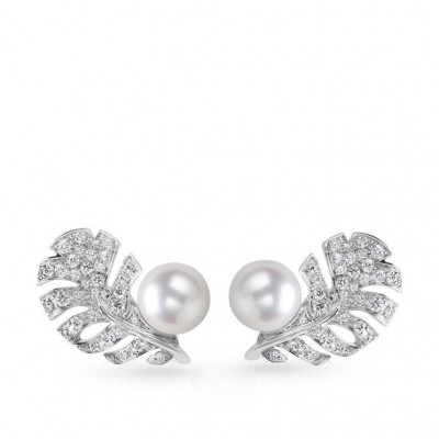 Chanel Plume de CHANEL earrings - Ref. J10833