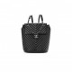 CHANEL CALFSKIN CHEVRON QUILTED SMALL URBAN SPIRIT BACKPACK BLACK SILVER HARDWARE (19.7*23.5*13.3cm)