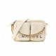 CHANEL CALFSKIN QUILTED SMALL CAMERA CASE WHITE (20*12*6cm)