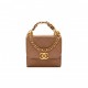 CHANEL CAVIAR QUILTED MINI FLAP BEIGE GOLD HARDWARE (11*10*3cm)