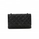 CHANEL CALFSKIN QUILTED REISSUE WALLET ON CHAIN WOC SO BLACK (19*13*4cm)