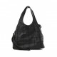 CHANEL CALFSKIN SQUARE STITCHED TASSEL BAG BLACK (36*27*17cm)